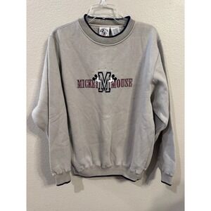 VINTAGE Mickey & Co Disney Sweatshirt Crewneck  Embroidered Graphic Large